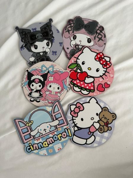 Kuromi Melody Bardak Altlığı