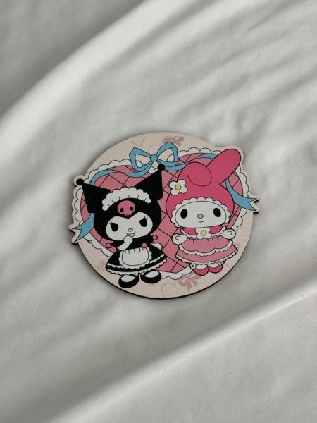 Kuromi Melody Bardak Altlığı