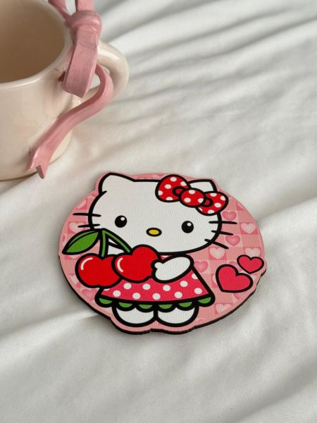 Kitty Cherry Bardak Altlığı
