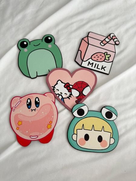 5li Frog Kitty Bardak Altlığı Set