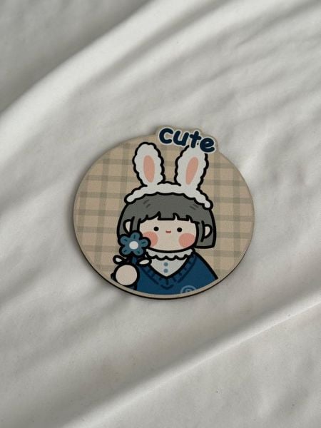 Kawaii Cute Bardak Altlığı