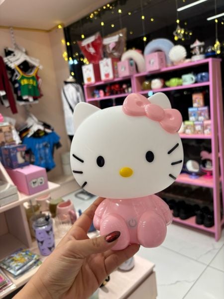 Pembe Hello Kitty Dokunmatik Masa Lambası