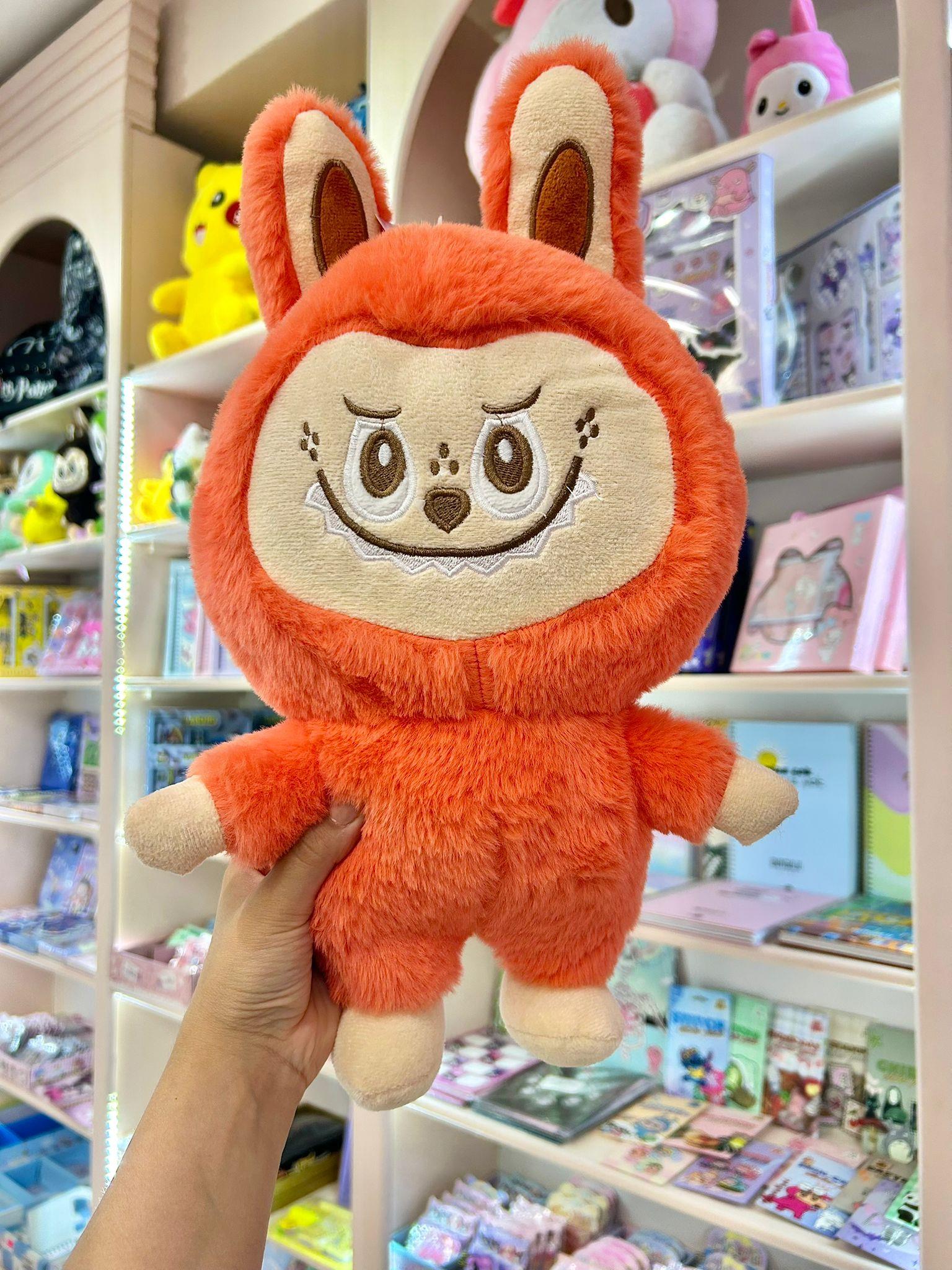 Mor Labubu Peluş Oyuncak 40 cm