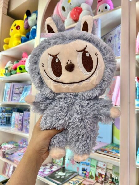 Labubu Gri Peluş Oyuncak 40 Cm
