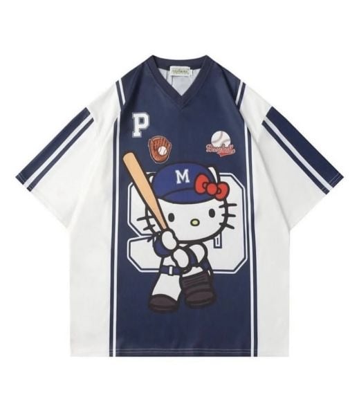 Lacivert Hello Kitty Detail Jersey Forma