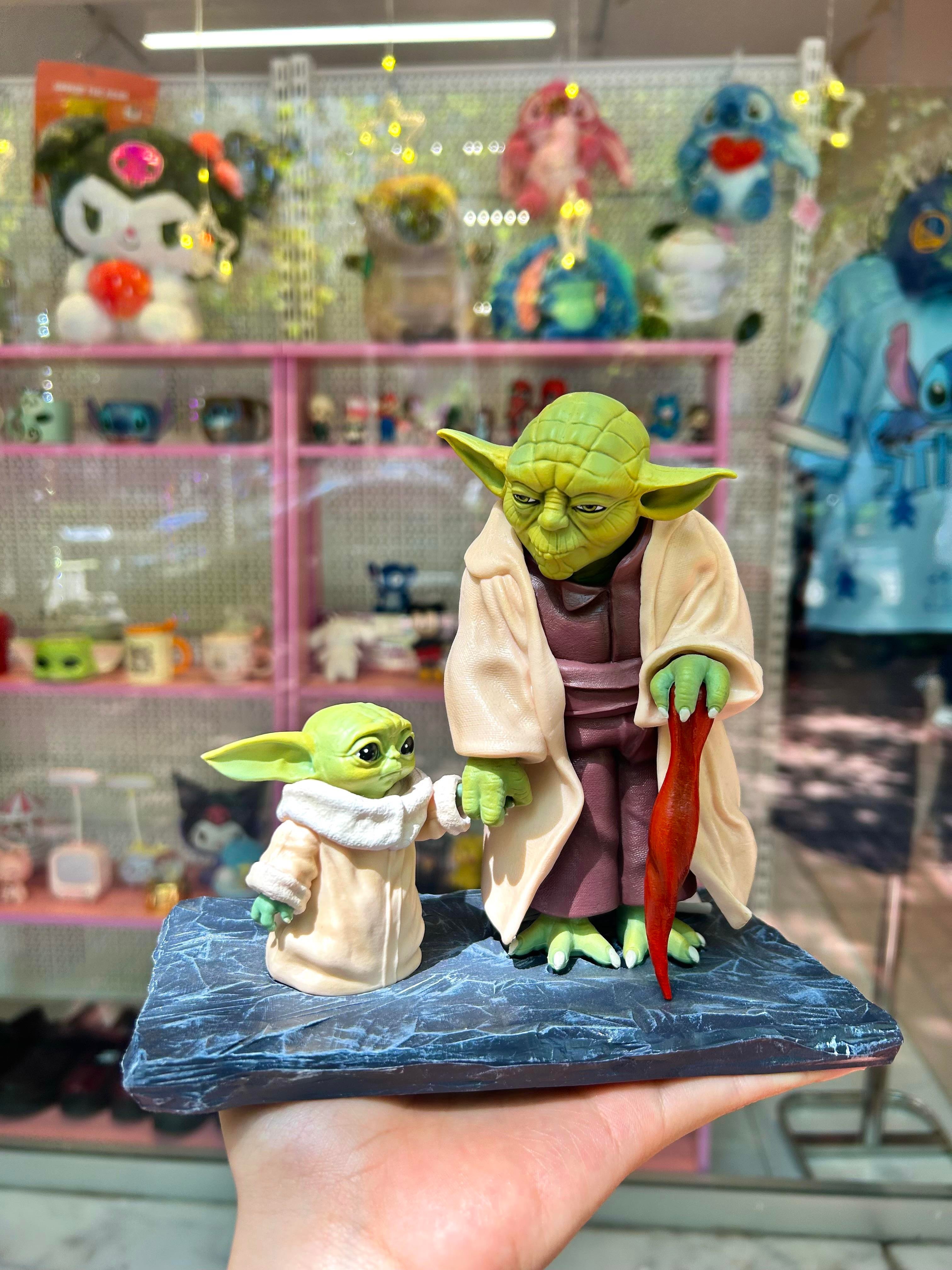Yoda ve Baby Yoda Figür 17 cm