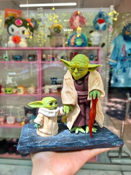 Yoda ve Baby Yoda Figür 17 cm