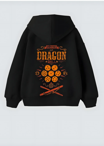 Dragon Ball Tasarım Kapşonlu Unisex Sweatshit Hoodie