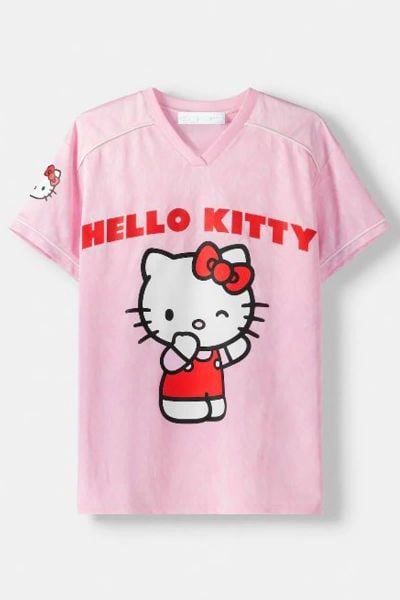 Pembe Hello Kitty 50 Blink Forma Unisex T-shirt