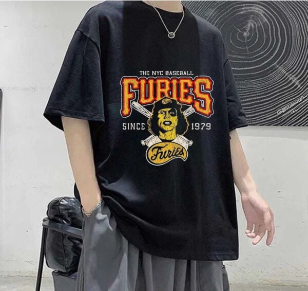 The Nyc Baseball Furıes Sınce 1979 Baskılı Siyah T-Shirt