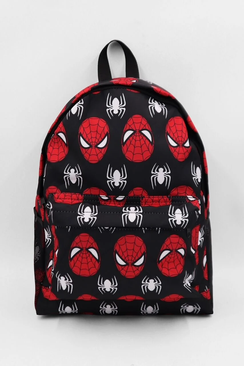Siyah Örümcek Spiderman Sırt Çantası