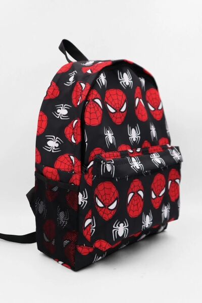Siyah Örümcek Spiderman Sırt Çantası