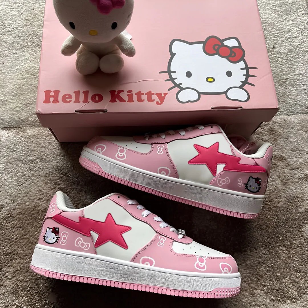 Kitty Pembe Spor Ayakkabı