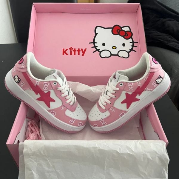Kitty Pembe Spor Ayakkabı