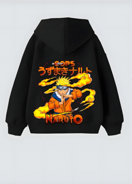 Naruto Anime Tasarım Kapşonlu Unisex Sweatshit Hoodie