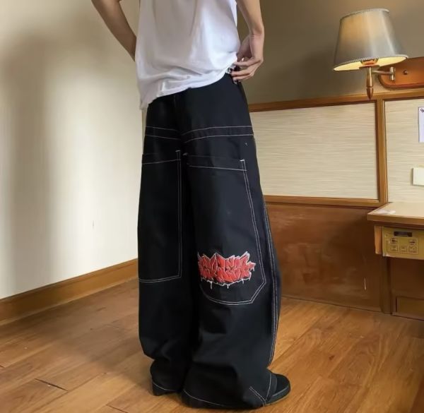 Kırmızı Bloom Pantolon