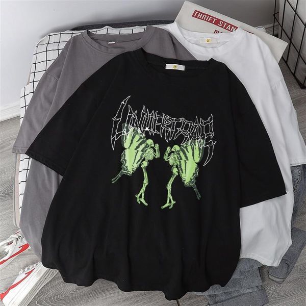 Harajuku Retro Gothic Butterfly Unisex Oversize T-Shirt