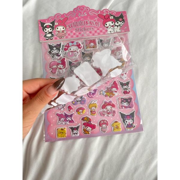 Melody Kabartma Sticker Set