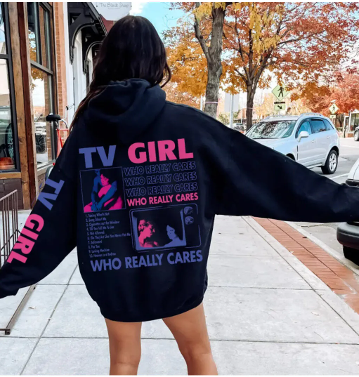 TV Girl Who Really Cares Music Album Zipper Hoodie Unisex