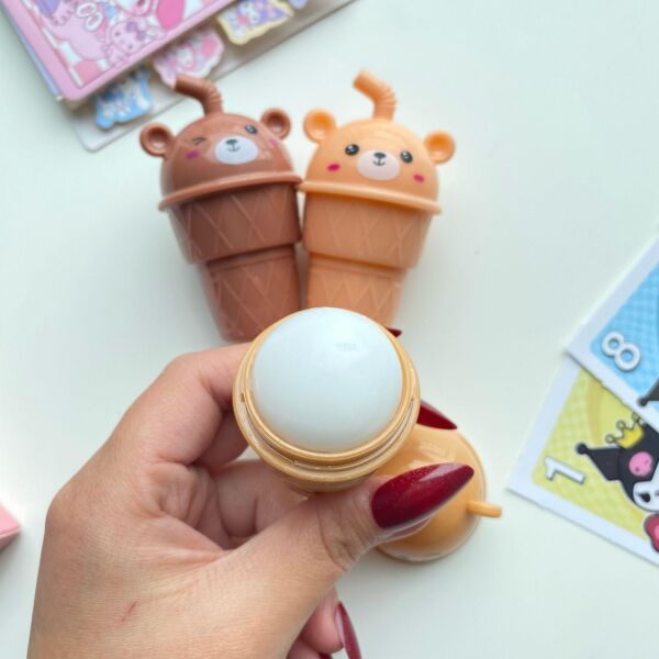 Üçlü Little Bear Lip Balm Seti
