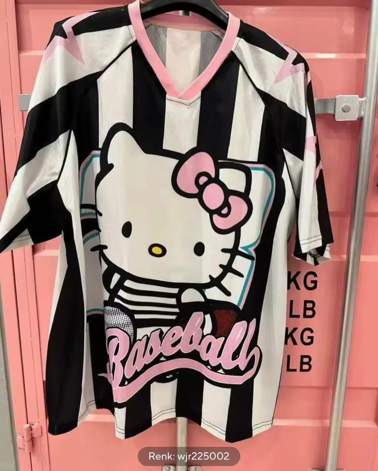 Siyah Hello Kitty Detail Jersey Forma