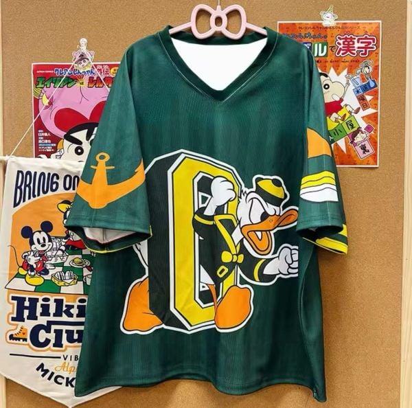 Yeşil Donald Duck Detail Jersey Forma