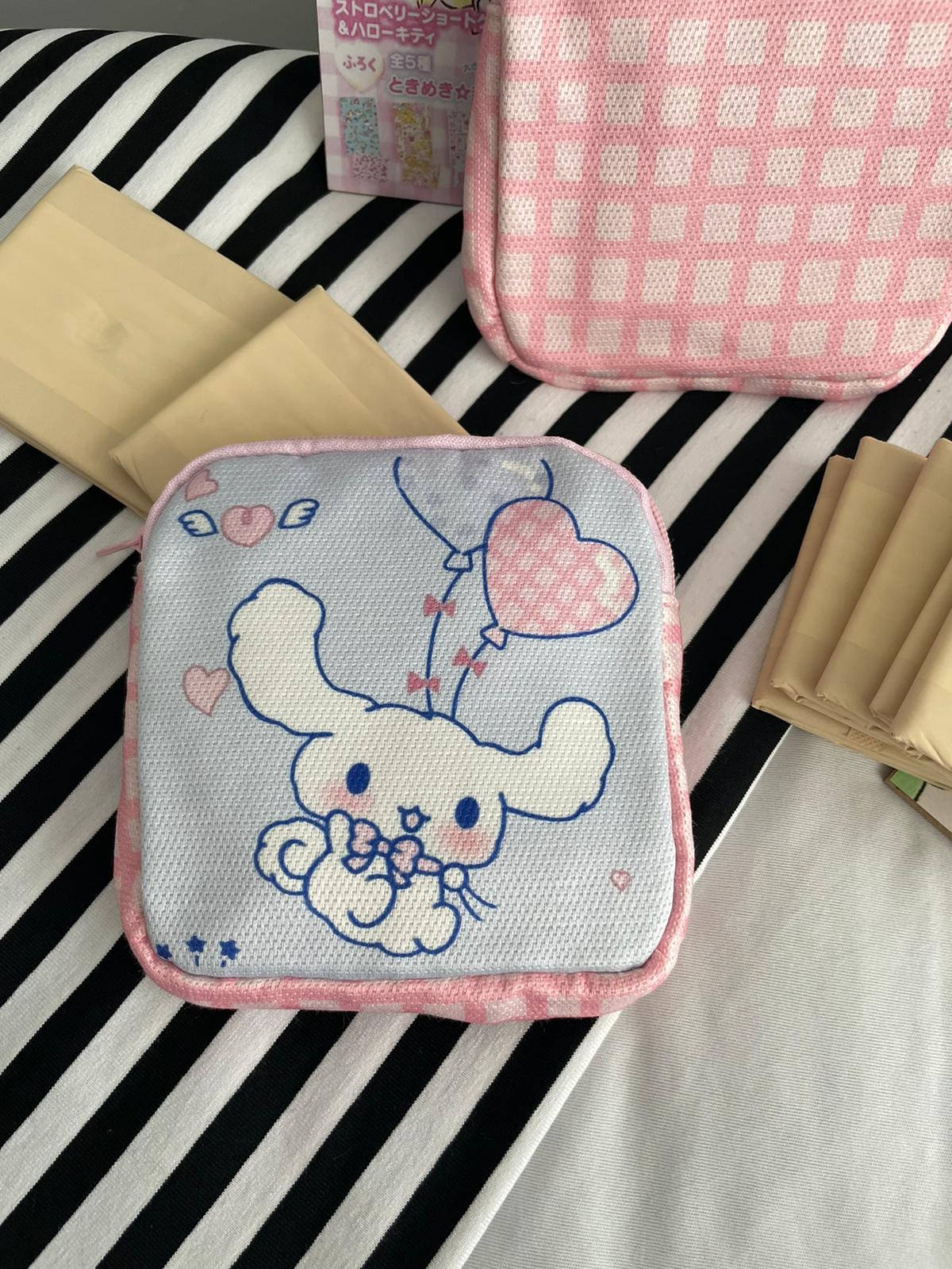 Kawaii Cinnamoroll 2 Bölmeli Organizer Ped Çantası