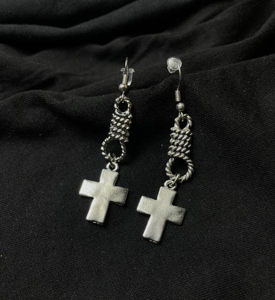Gothic Rope Cross Küpe
