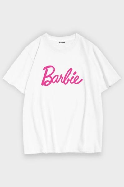 Barbi Beyaz Oversize T-shirt