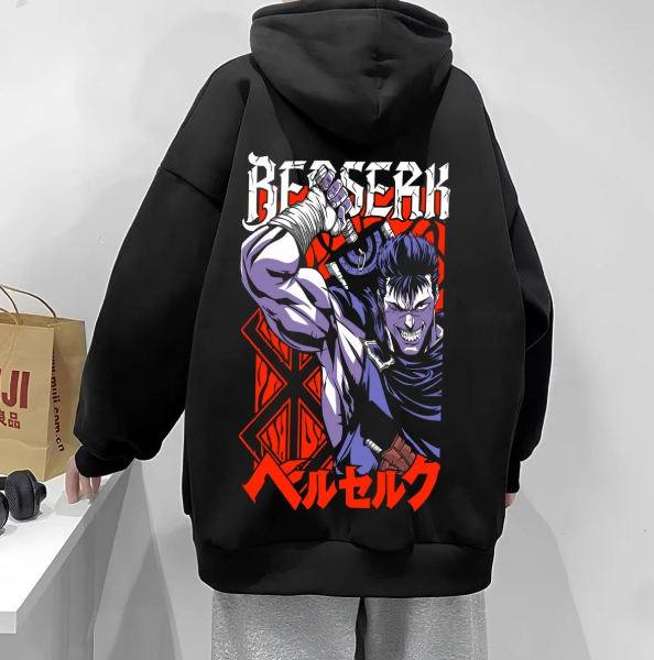 Berserk Guts Kapşonlu Unisex Sweatshirt