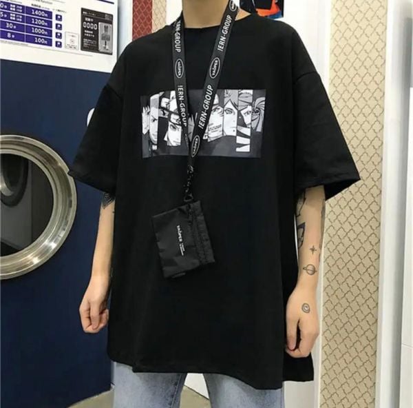 Anime 9'lu Kolaj T-Shirt