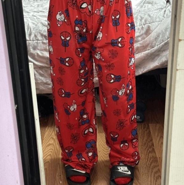 Kırmızı Kitty Spider Eşofman Altı