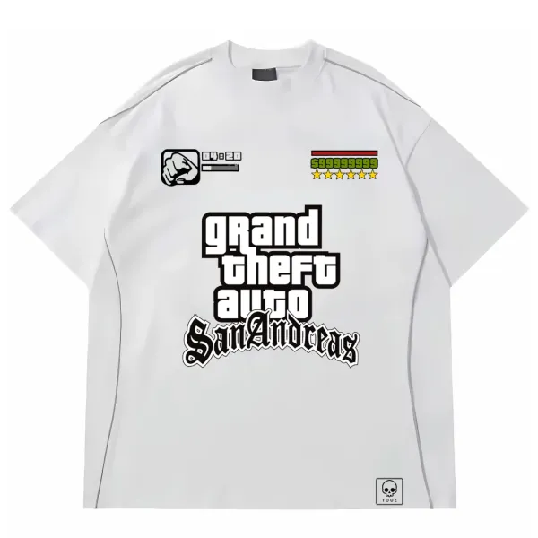 Hip-hop Streetwear GTA San Andreas Extra Cash Jersey (Unisex) T-Shirt