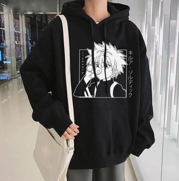 Anime Hunter X Hunter Killua (Unisex) Kapşonlu