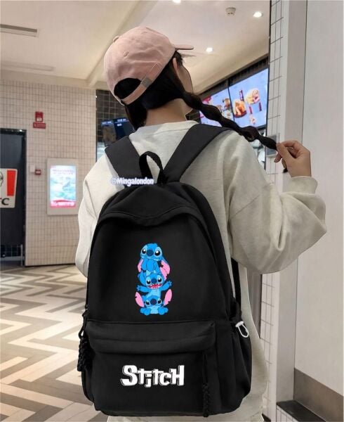 Stitch Baskılı Okul,Dershane,Kurs Sırt Çantası