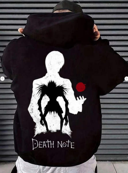 Death Note Yagami Light Arka Baskılı Yeni Sezon Sweatshirt-