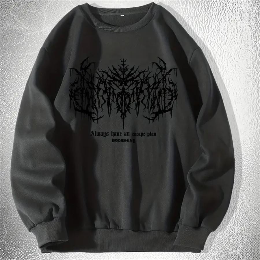 Füme Gothic Always Have An Escape Plan Unisex Sweatshirt