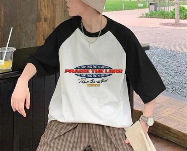 Reglan Kol Paraise The Lord Baskılı T-Shirt