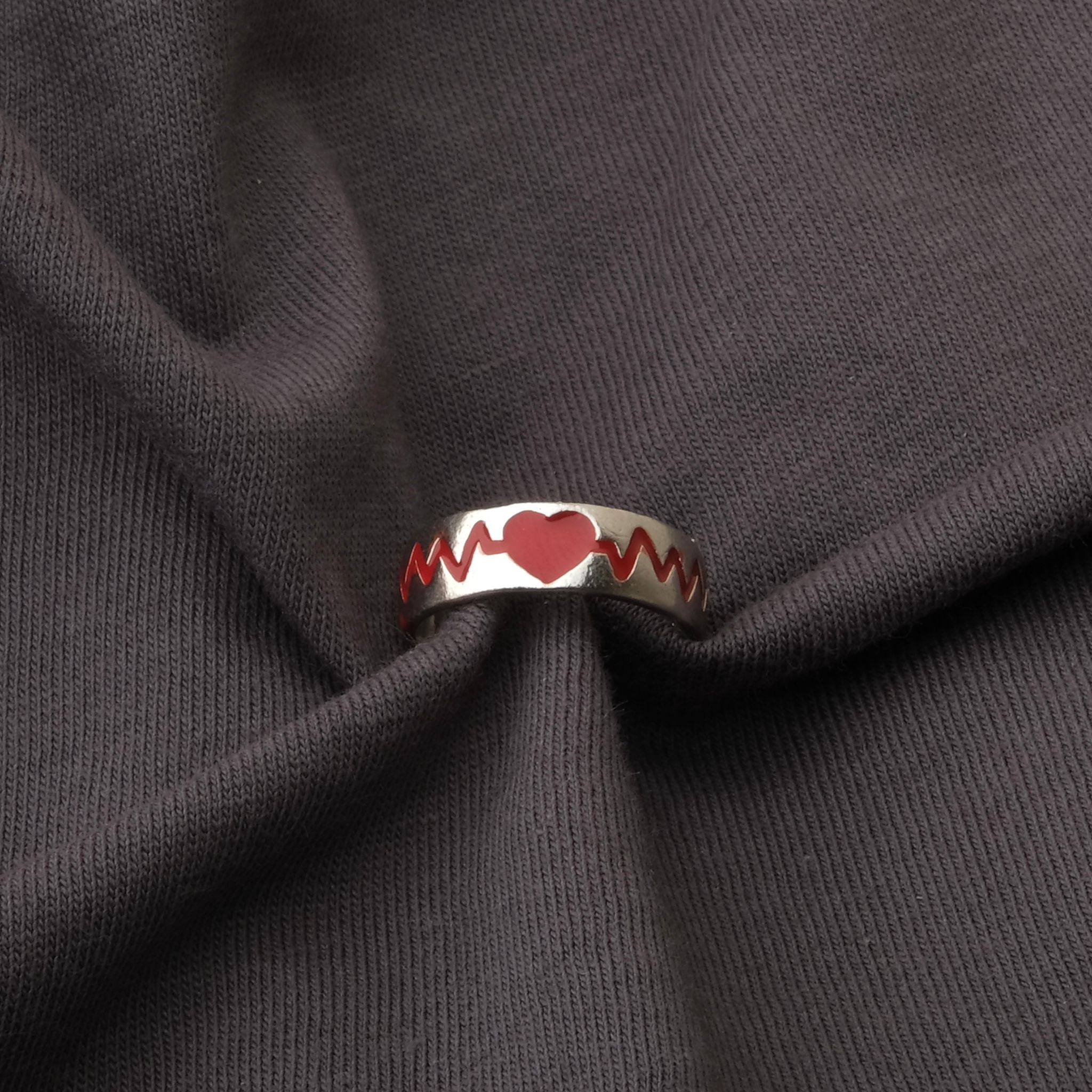 Gothic Heart Heartbeat Yüzük