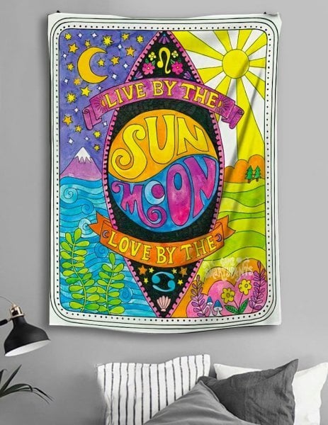 Renkli By The Sun Duvar Halısı 70x100 cm