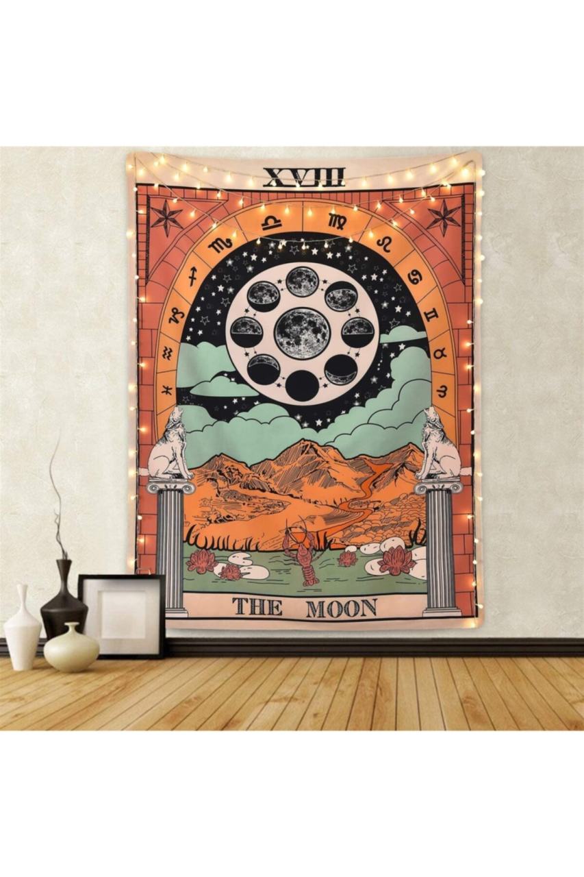 The Moon Tarot Duvar Halısı 70X100 cm
