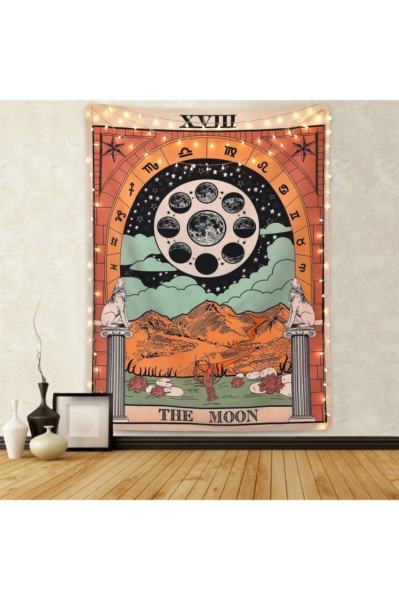 The Moon Tarot Duvar Halısı 70X100 cm