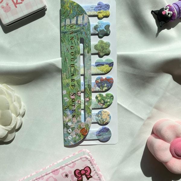 Yeşil Van Gogh Post-it Seti