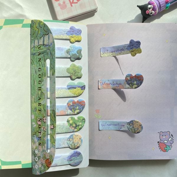 Yeşil Van Gogh Post-it Seti
