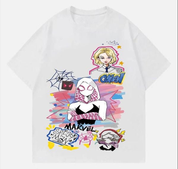 Grafik Desenli Marvel Gwen Stacy Tişört