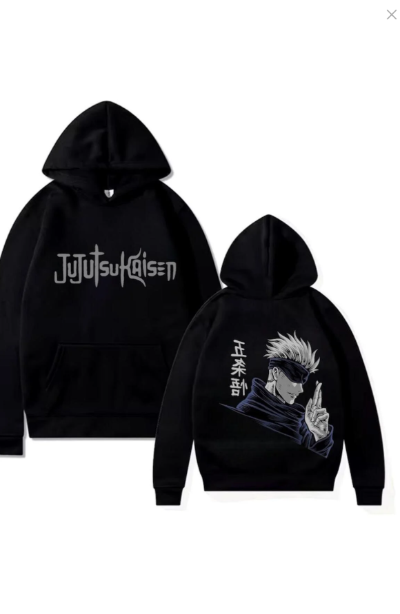 Jujutsu Kaisen Satoru Gojo Sırt Baskılı New Season Oversize Sweatshirt