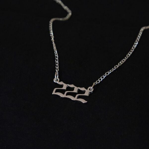 222 Angel Number Kolye