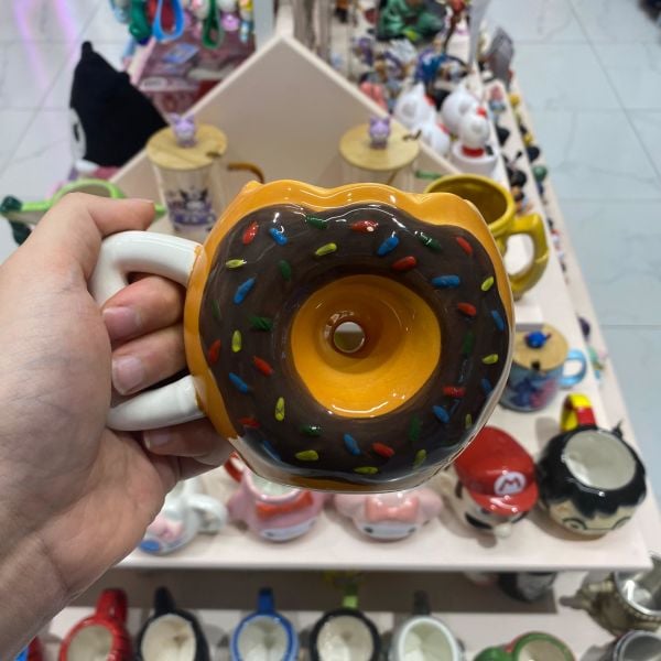 Kahverengi Donut Kupa
