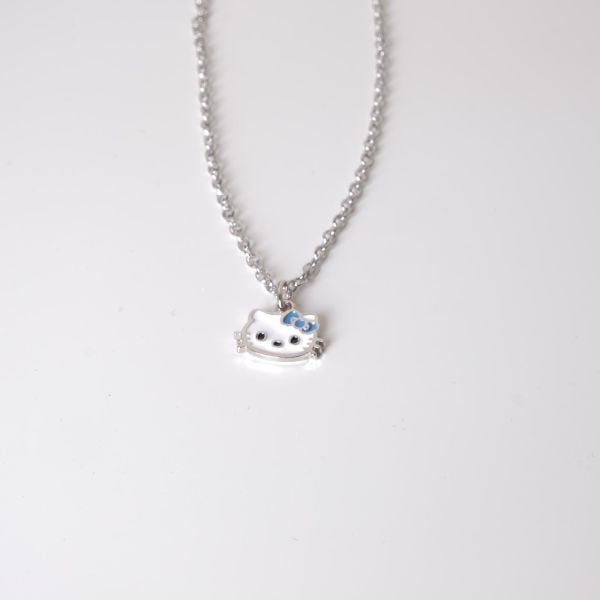 Hello Kitty Blue Ribbon Detail Kolye