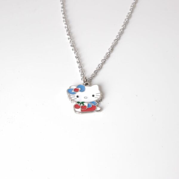Hello Kitty  Red Cheery Detail Kolye